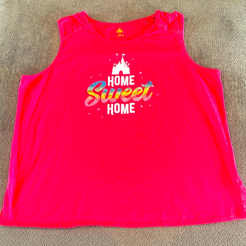 Fun tank of your favorite home away from home. With little crochet spots.